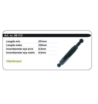 St&#248;tdemper Polaris Standard - Olje OEM: 7041124/43/44, 7041284/85/66/82